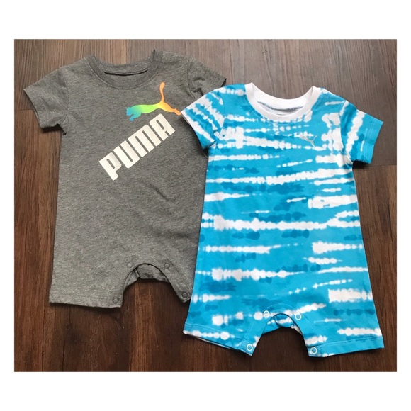 PUMA BABY ROMPER SHORTS OUTFITS SIZE 3-6 MONTHS - Picture 3 of 5
